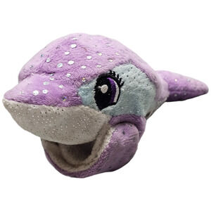 Cutie Cuff Squad Slap Bracelet Dolphin Plush Stuffed Animal Toy